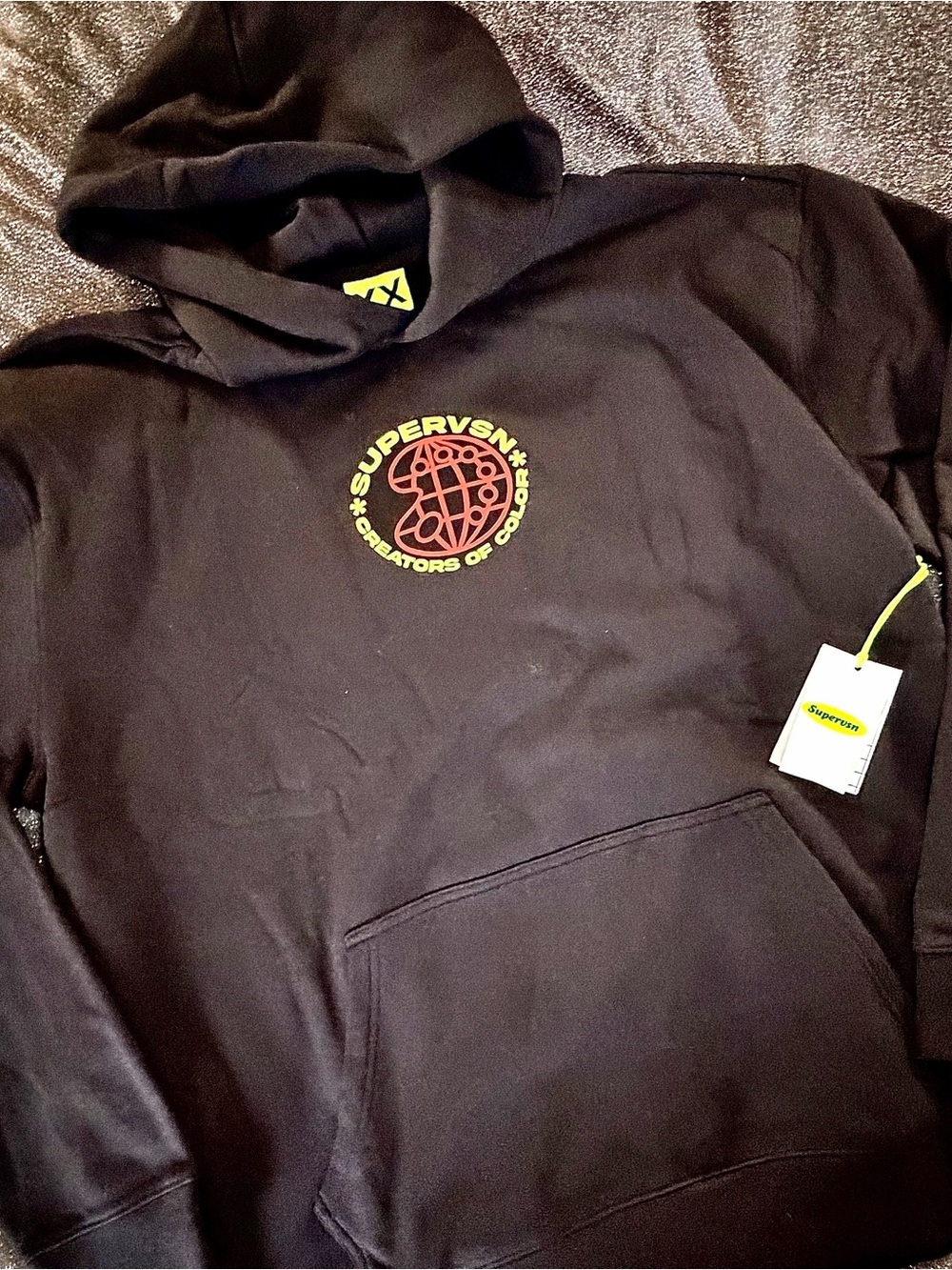 Supervsn Studios Black Logo Hoodie - Creators of Color